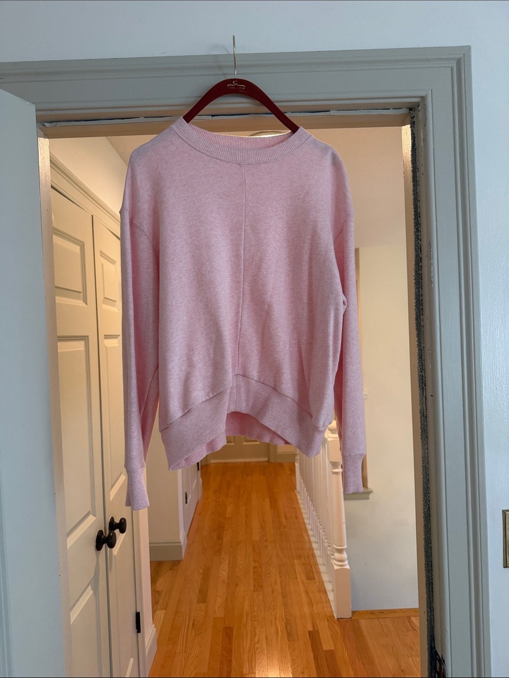 Zella Soft Pink Crewneck Sweater